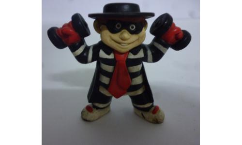Mc Donalds Boneco Papa-Burguer segurando dois Peso